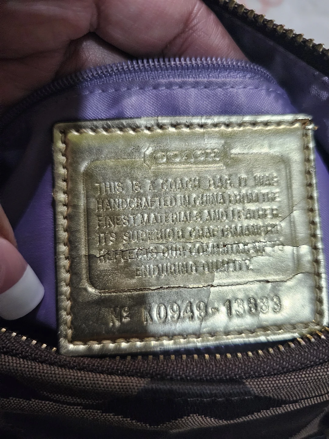 Coach Monogram Shoulder Bag - photo 5