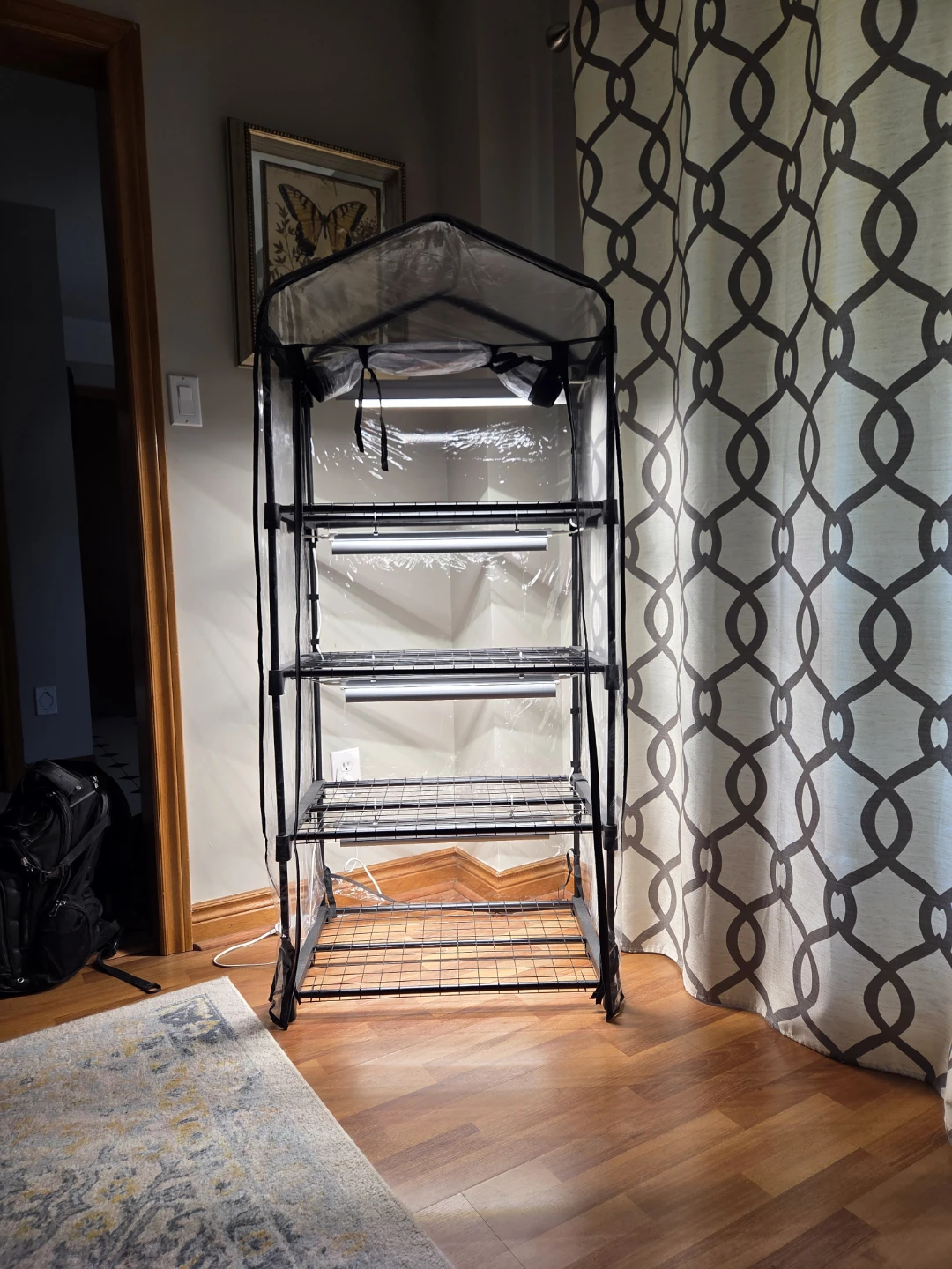 4 Tier Indoor Greenhouse with Grow Light - photo 2