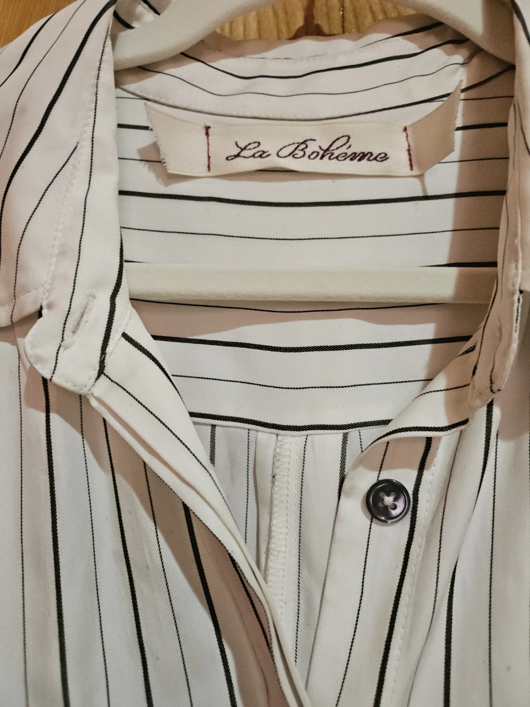 La Boheme Striped Jumpsuit with Belt - photo 3