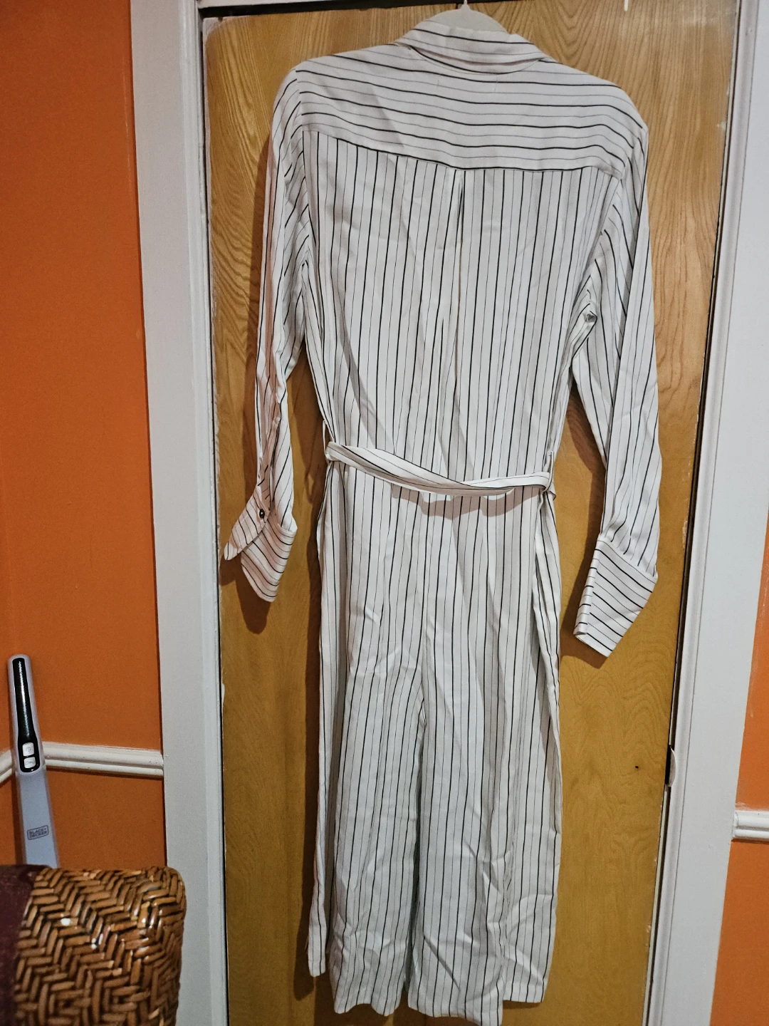 La Boheme Striped Jumpsuit with Belt - photo 4