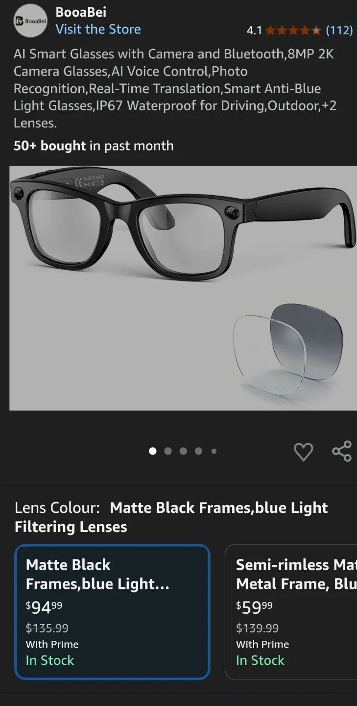 Booabei smart glasses - photo 2