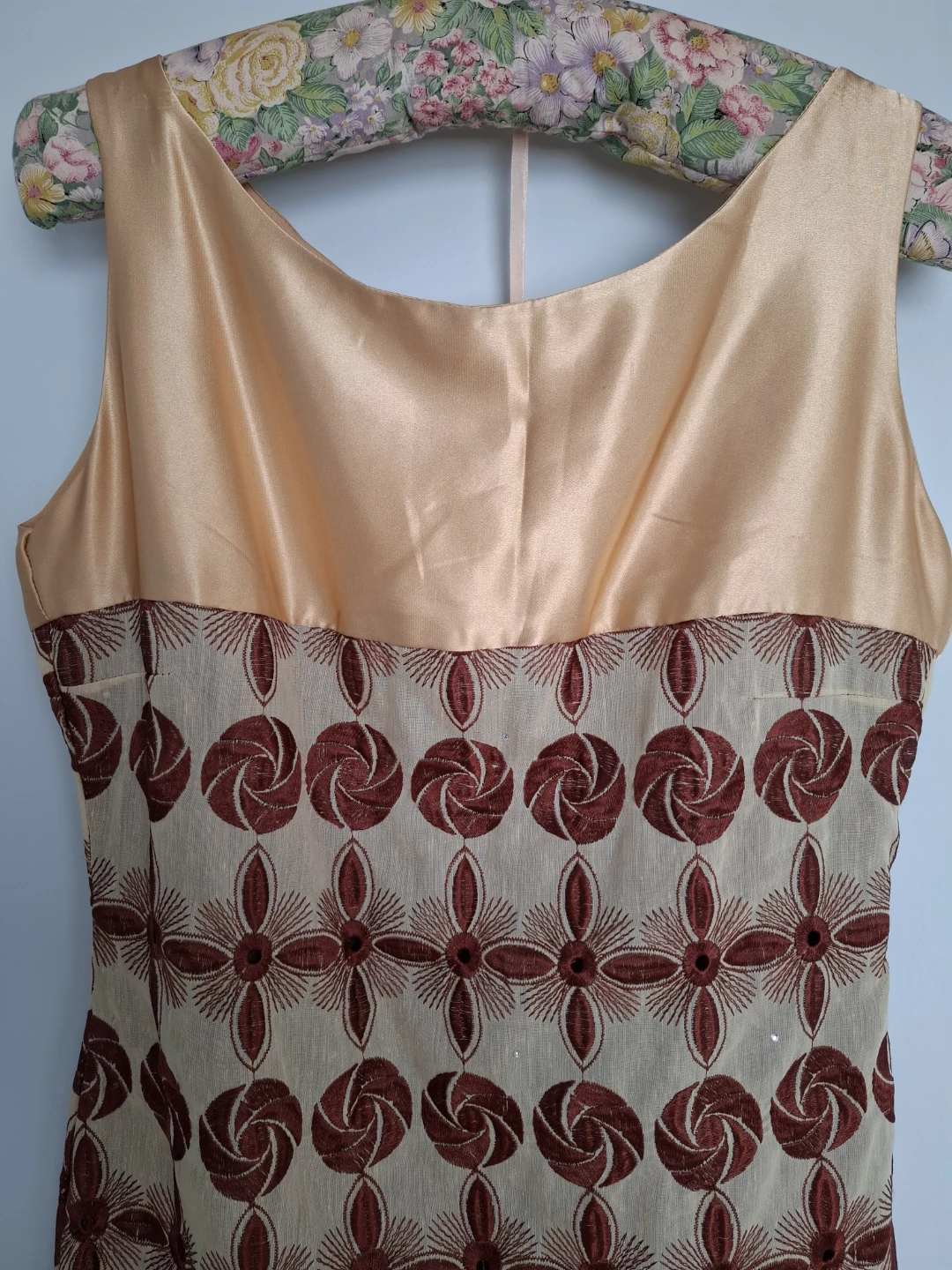 Embroidered Sheath Dress
