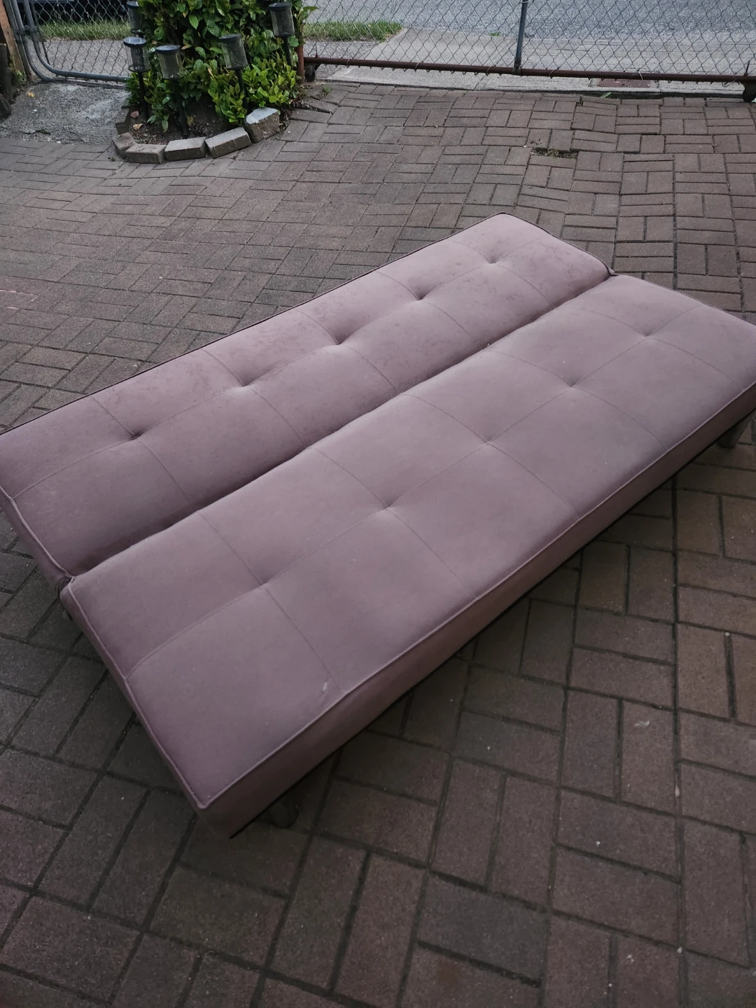 Brown Futon Sofa Bed - photo 3