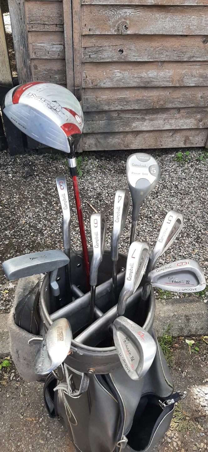 Set Of Men's Left Handed Golf Clubs With Bag - photo 2
