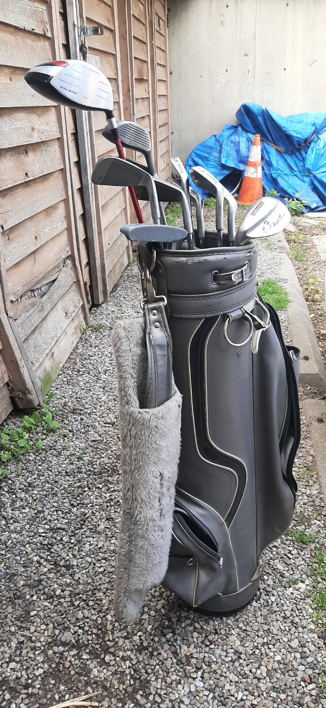 Set Of Men's Left Handed Golf Clubs With Bag - photo 4