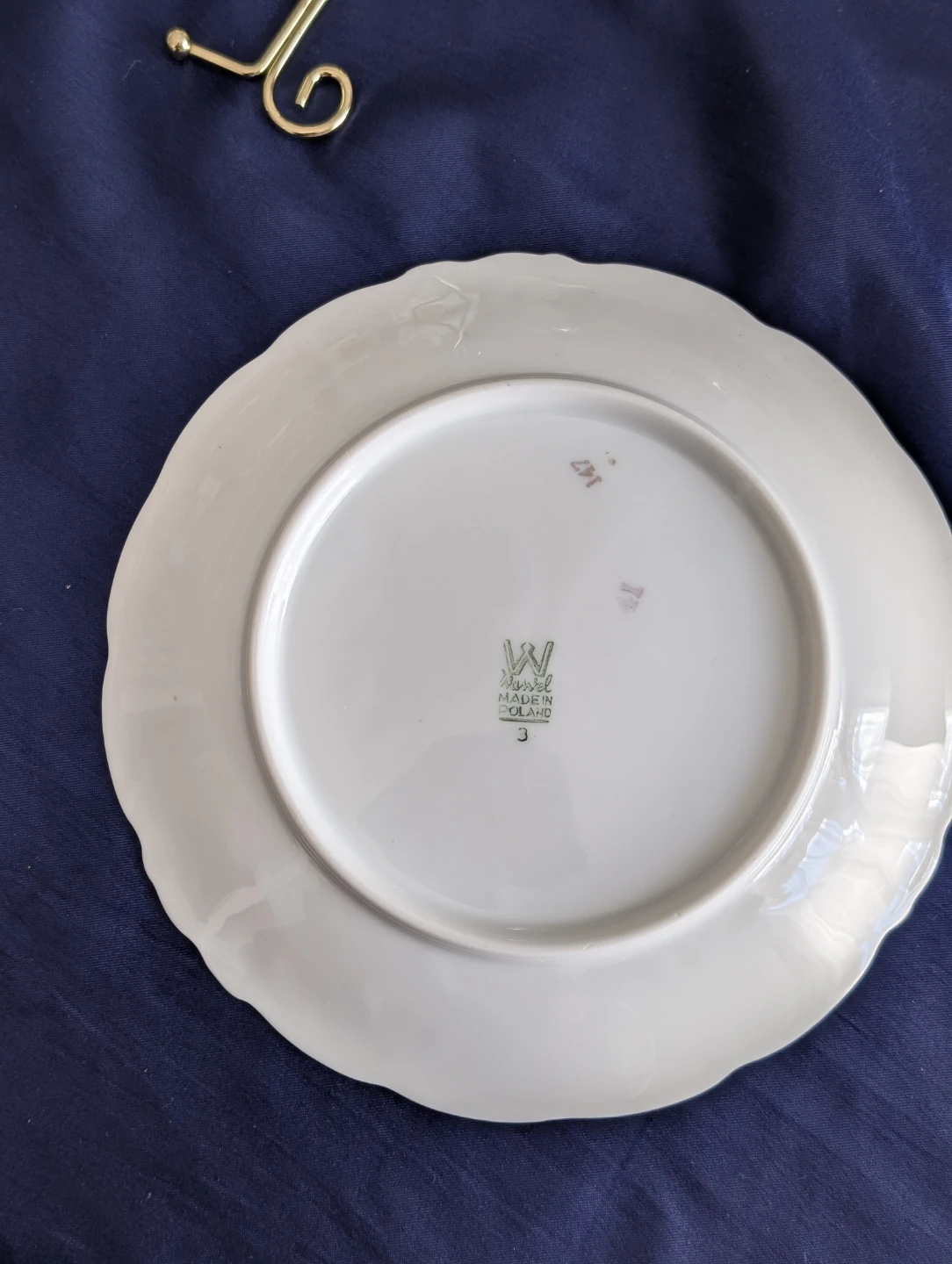 Set of 6 Vintage Wawel Poland Floral Plates - photo 2