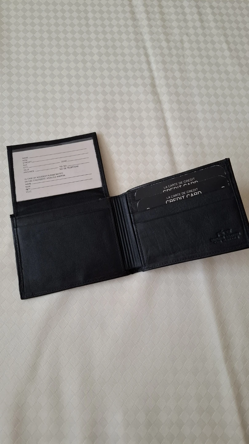 🆕️Samsonite Black Genuine Leather Bi-fold Wallet - photo 5