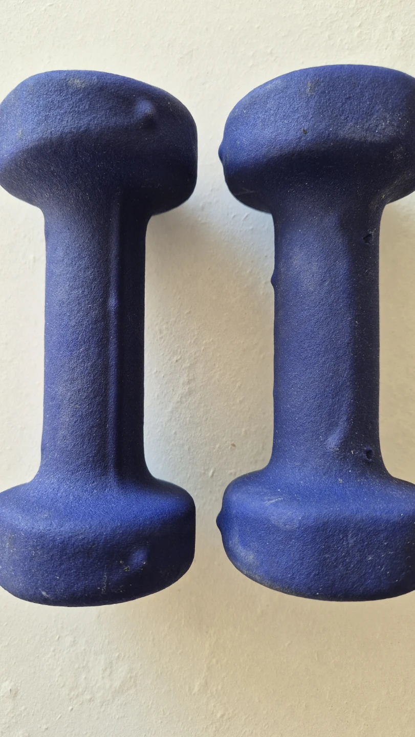 Pair of 3lb Dumbbells - Blue - photo 2