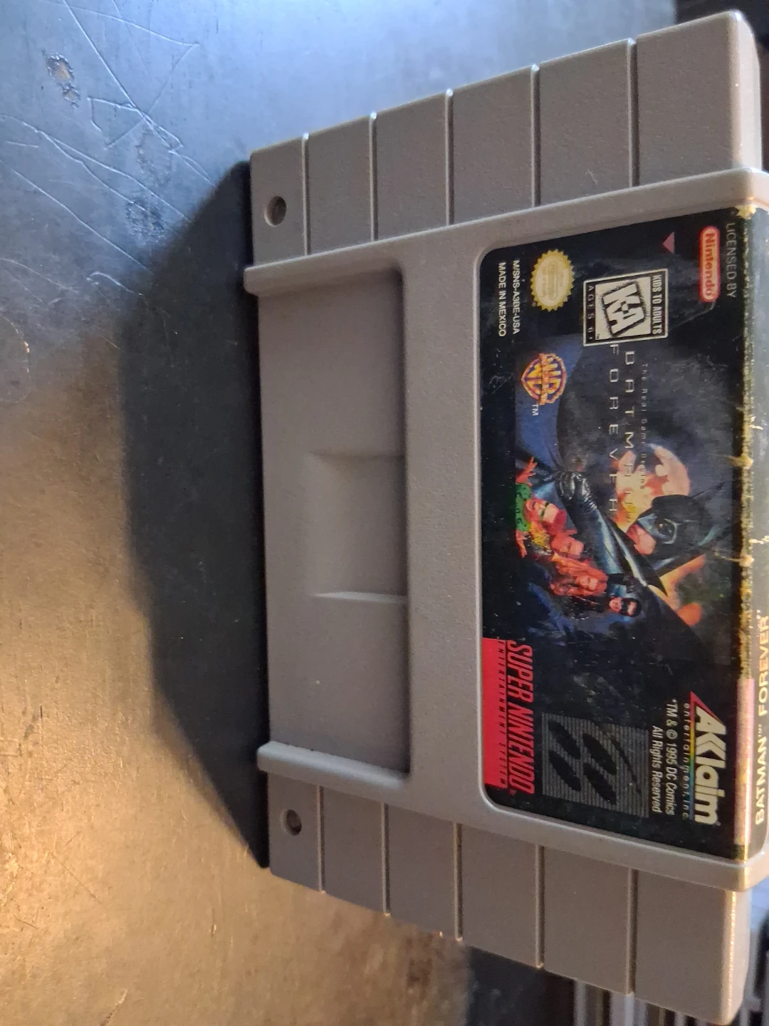 Super Nintendo Batman Forever Game Cartridge - photo 3