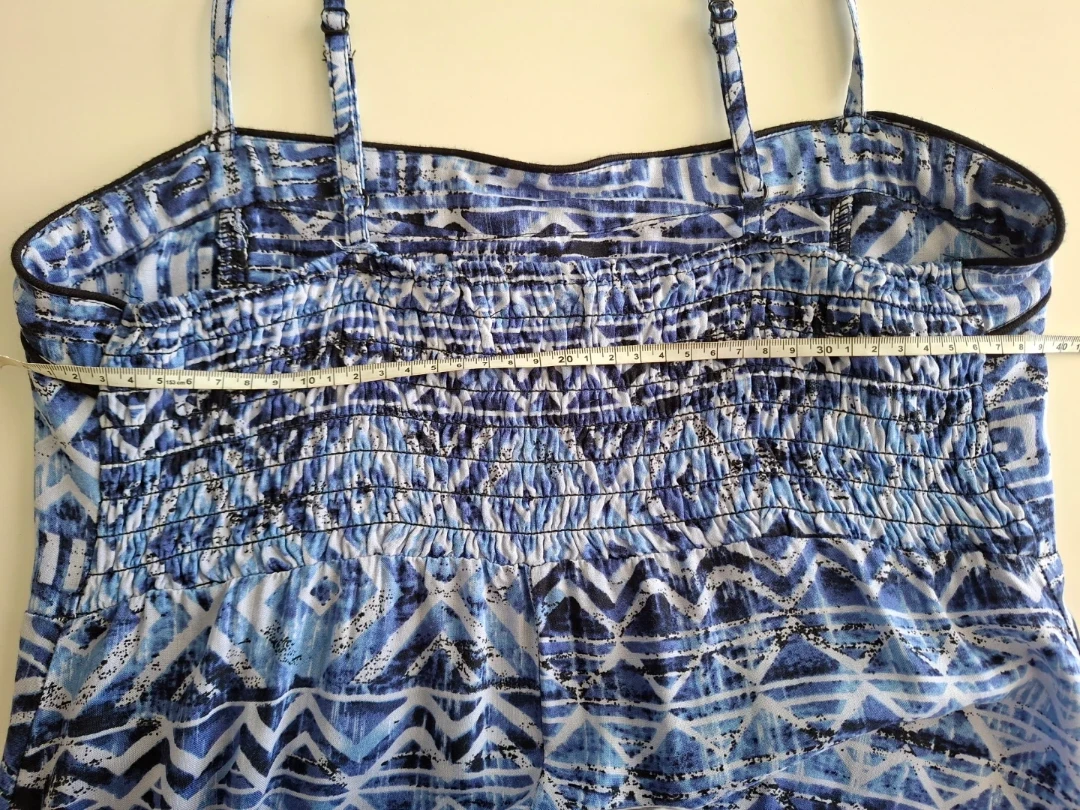 Guilty Maxi Dress - Blue Geometric Print - photo 5