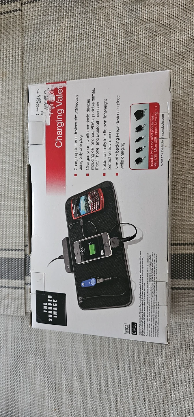 The Sharper Image Portable Charging Valet - photo 2