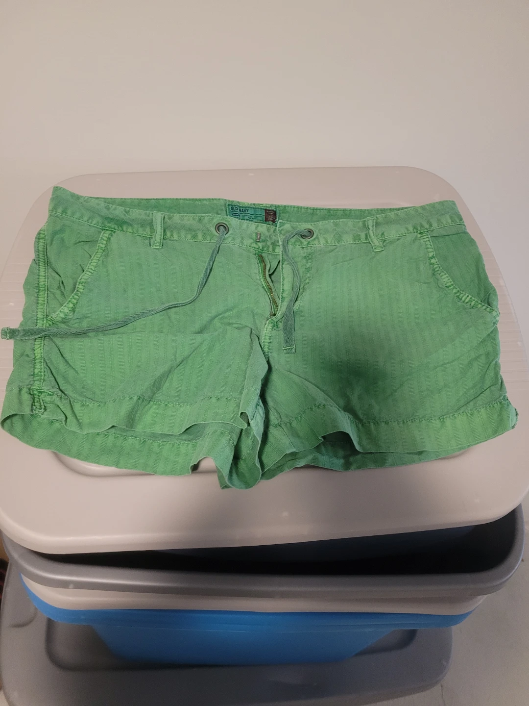 Old Navy Green Cotton Shorts Size 14