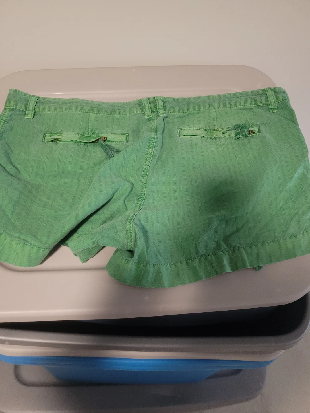 Old Navy Green Cotton Shorts Size 14 - photo 3