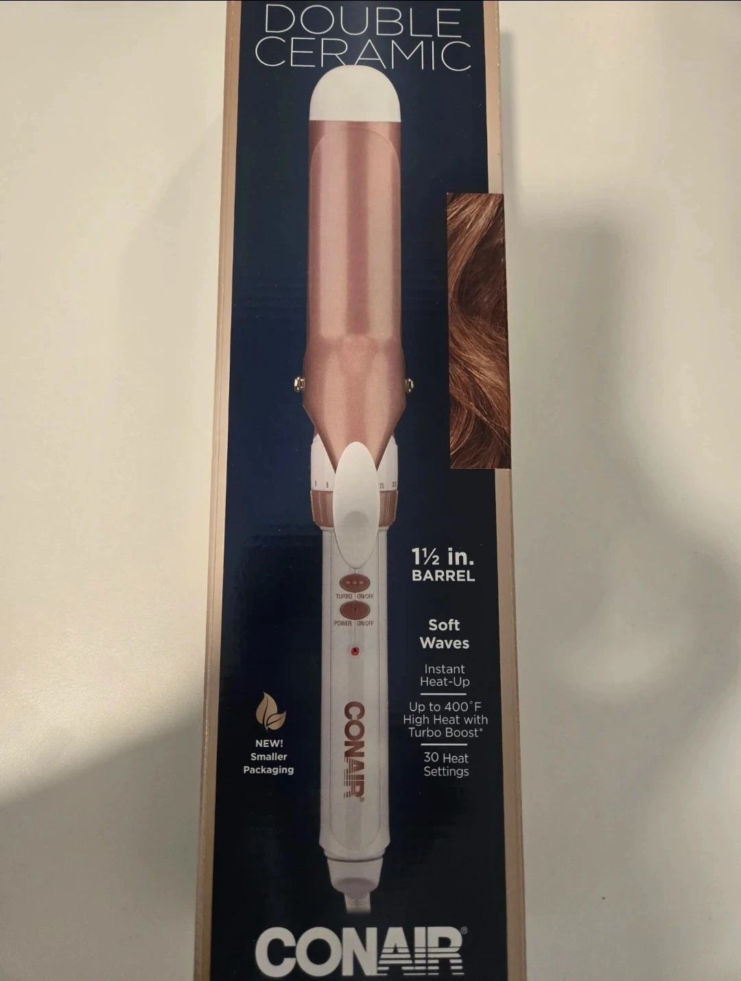 Conair Double Ceramic Curling Iron 1 1/2 inch Barrel