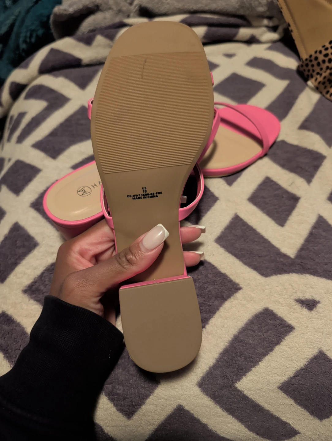 Harlow Women's Pink Slide Sandals - photo 3