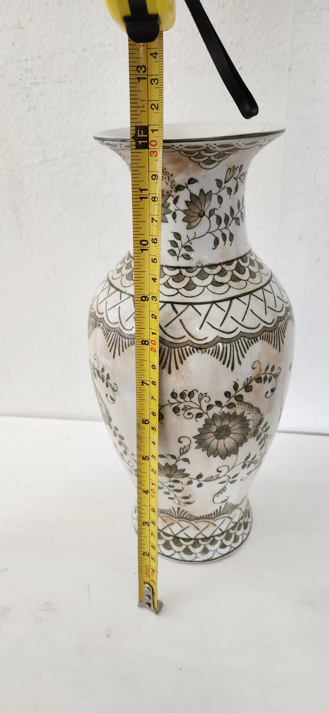 Vintage Floral Ceramic Vase - photo 4