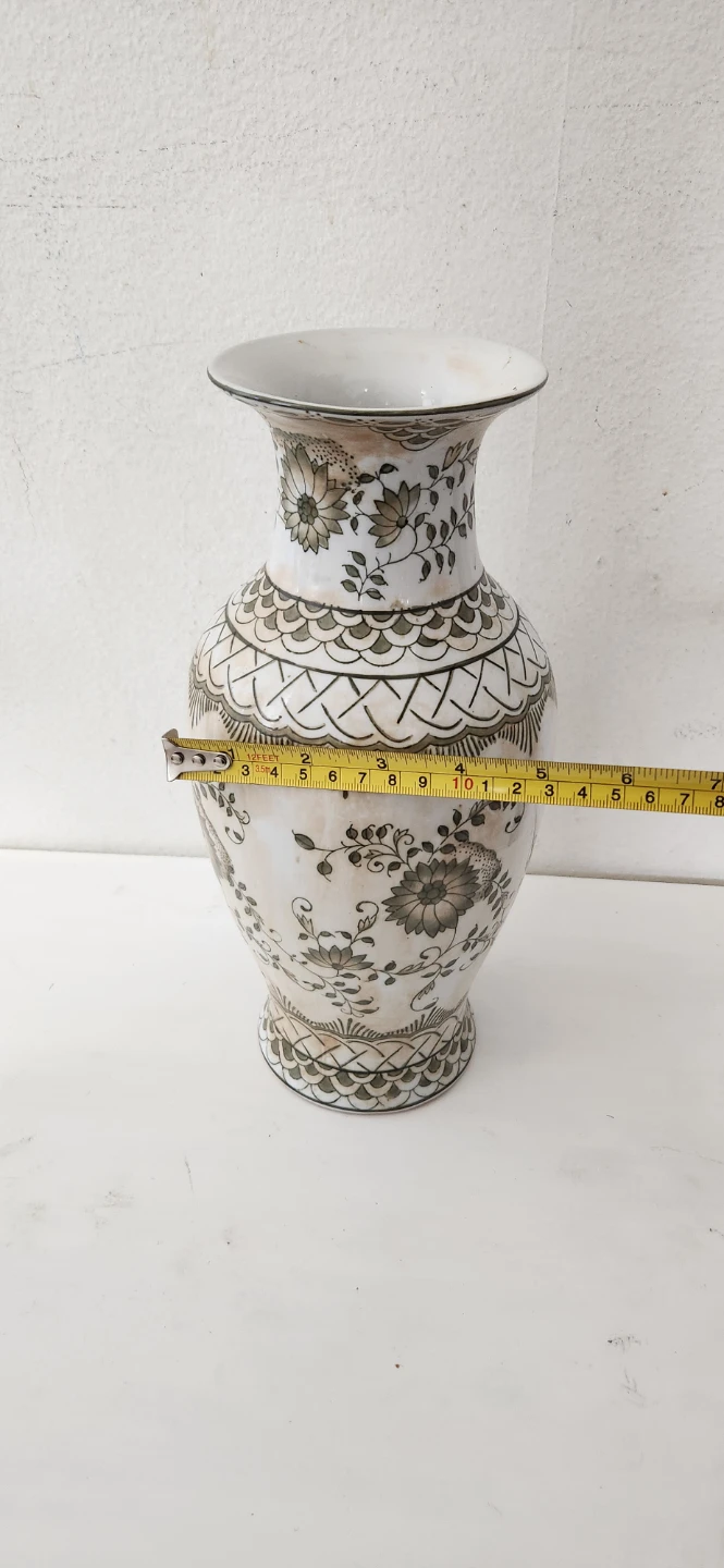 Vintage Floral Ceramic Vase - photo 5