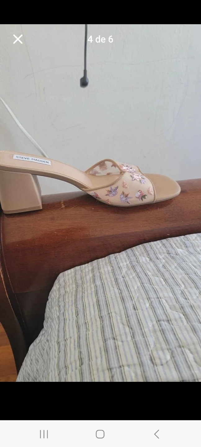 Steve Madden Embroidered Slides