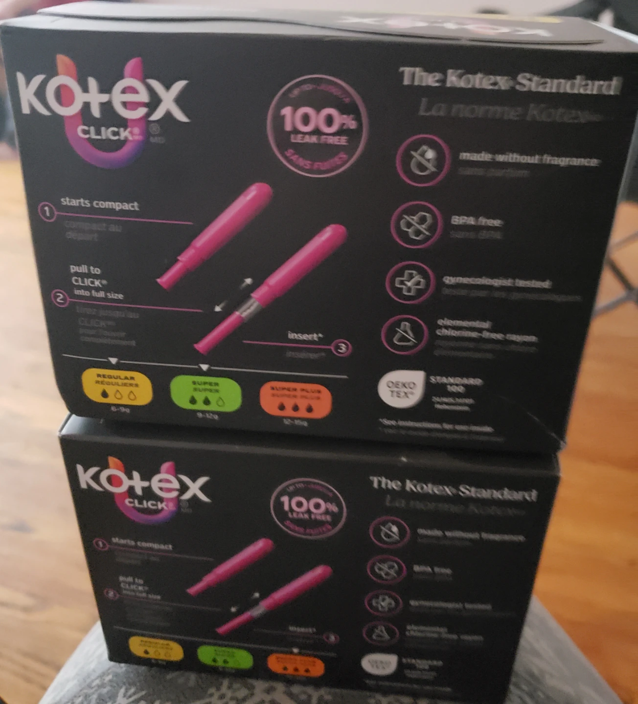 Kotex Click Tampons - Regular & Super Plus - photo 2