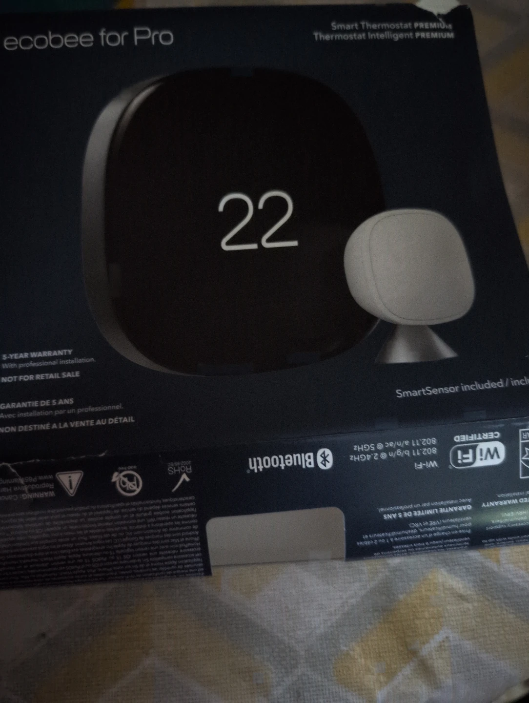 Ecobee Smart Thermostat Premium with SmartSensor