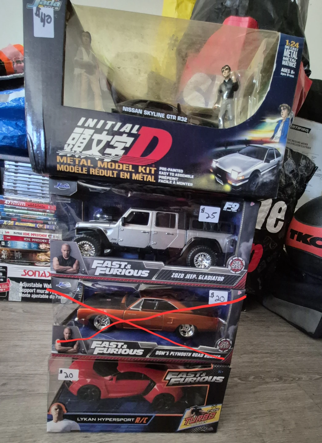 Jada Initial D Nissan Skyline GTR R32 Metal Model Kit 1:24