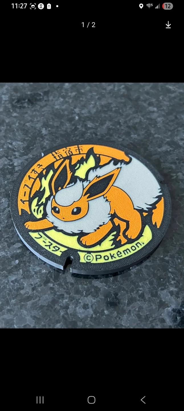 Pokémon Flareon Coaster