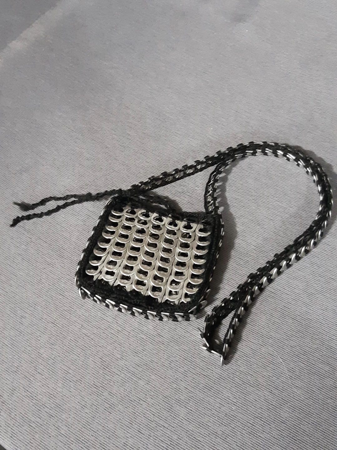 Recycled pop can Tab Crossbody bag - photo 2