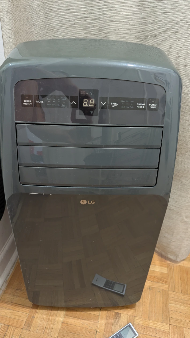 PRICE FIRM! LG 12,000 BTU 3-in-1 Portable Air Conditioner AC+Rem - photo 2