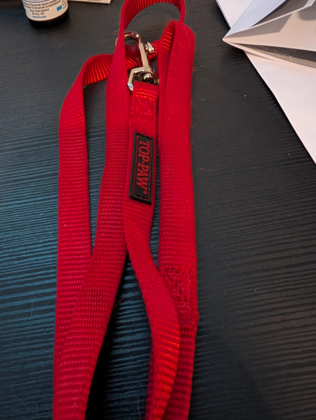 Red TOP-PAW Dog Leash