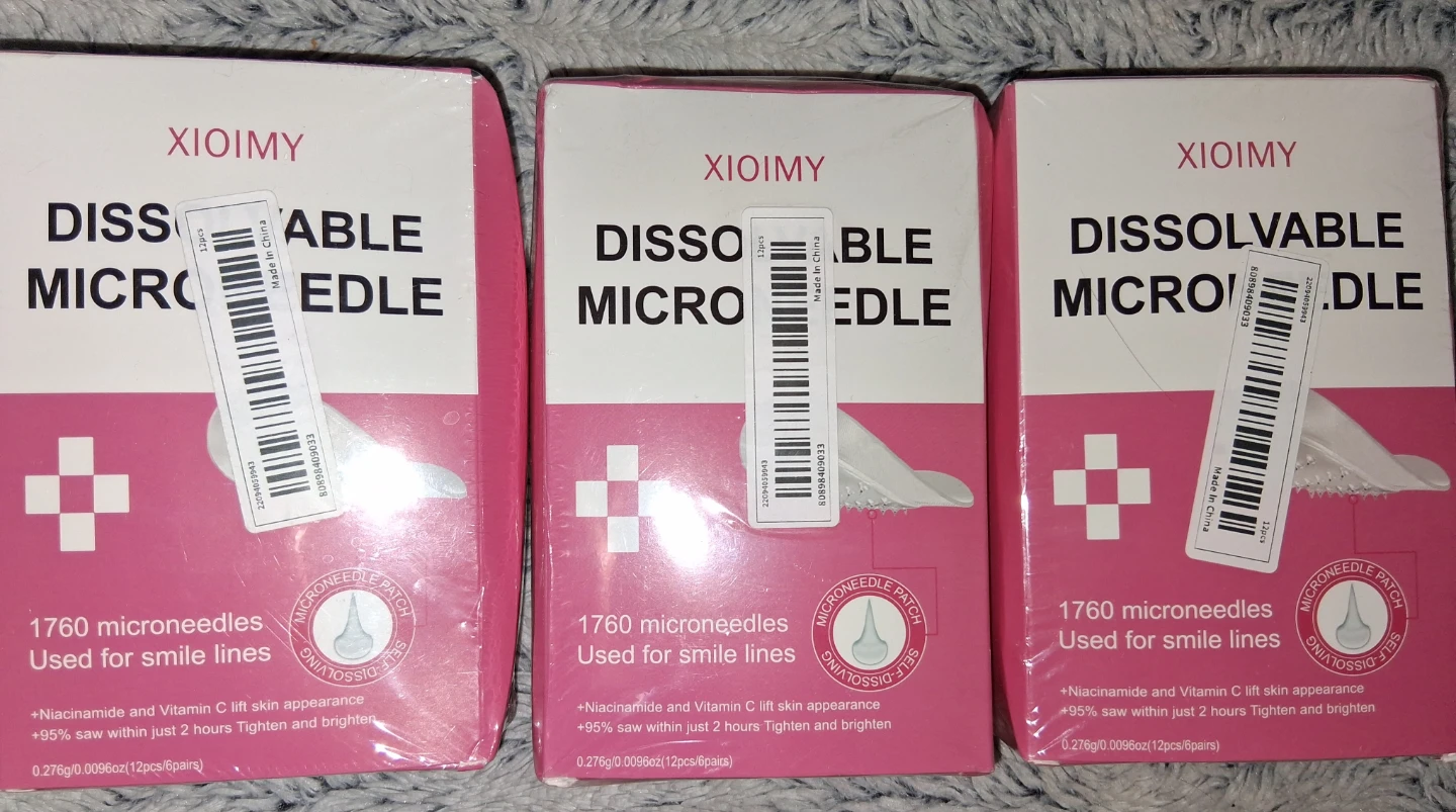 3 Boxes Disolvable Microneedle Patches