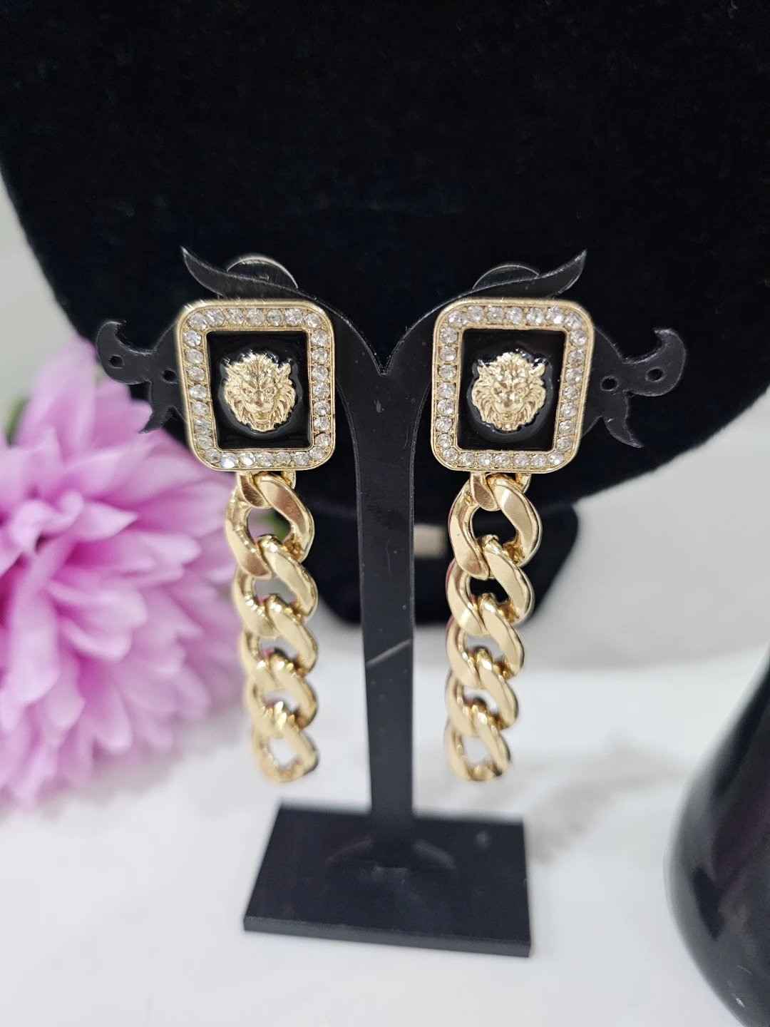 Gold lion head Necklace set - photo 4