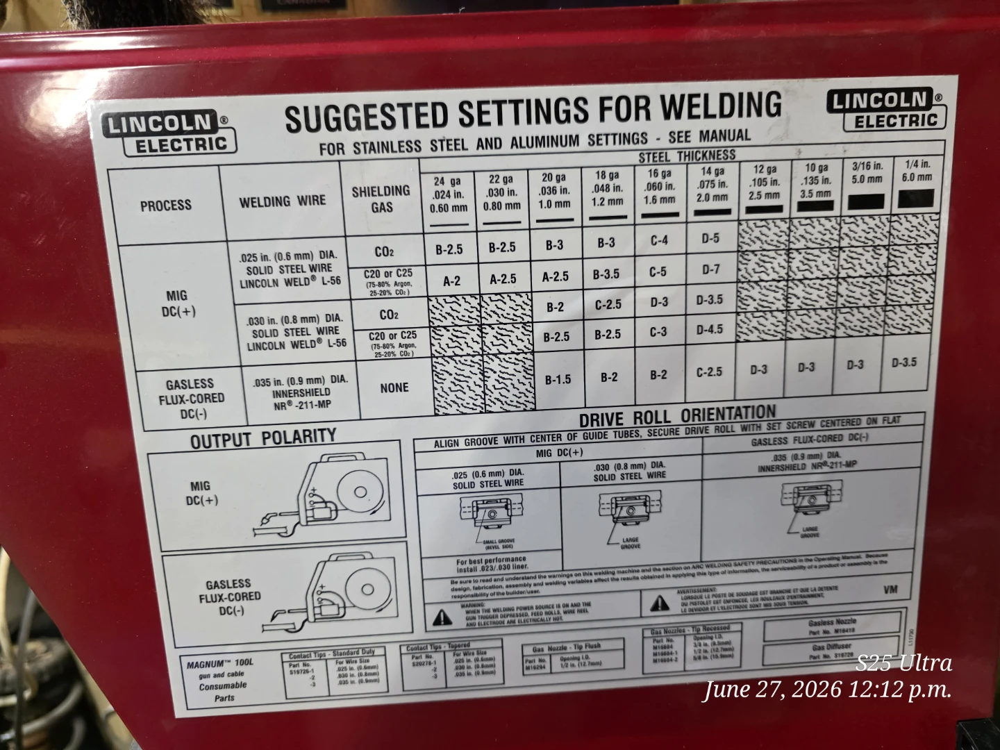 Lincoln Electric SP-135T MIG Welder - photo 3