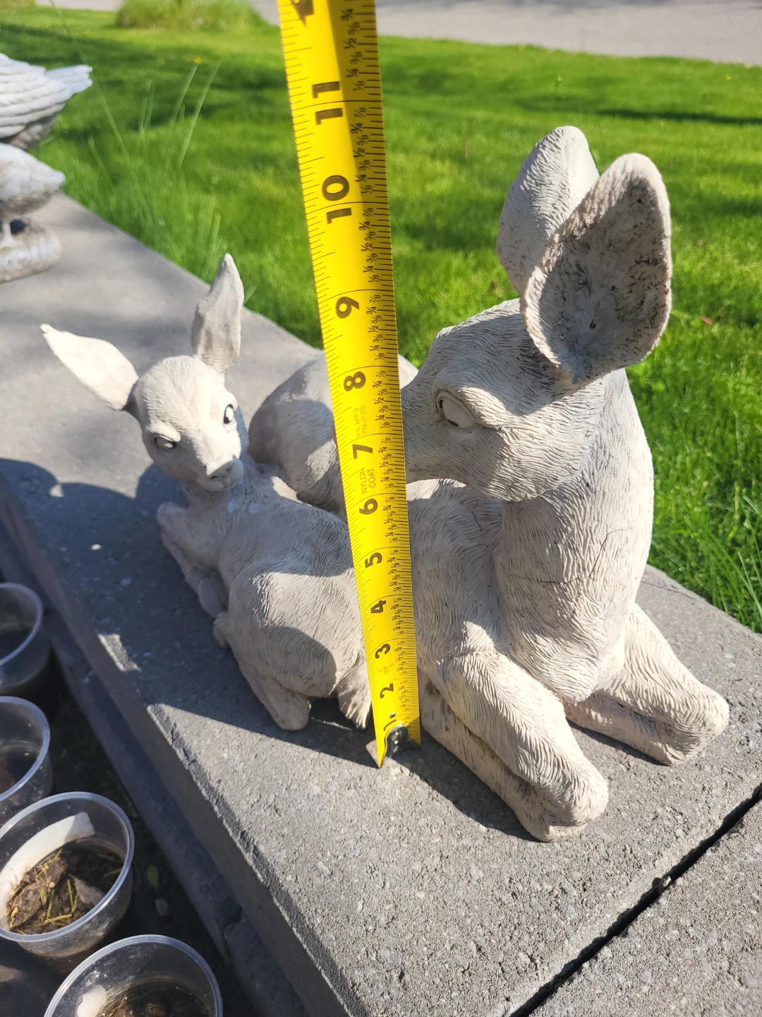 Deer Figurine Statue - Mother and Fawn