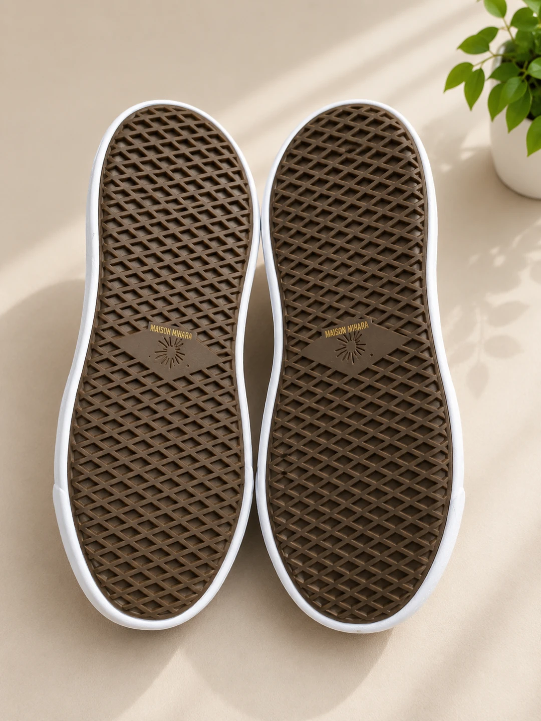 Maison Mihara Yasuhiro Black Canvas Sneakers - photo 4