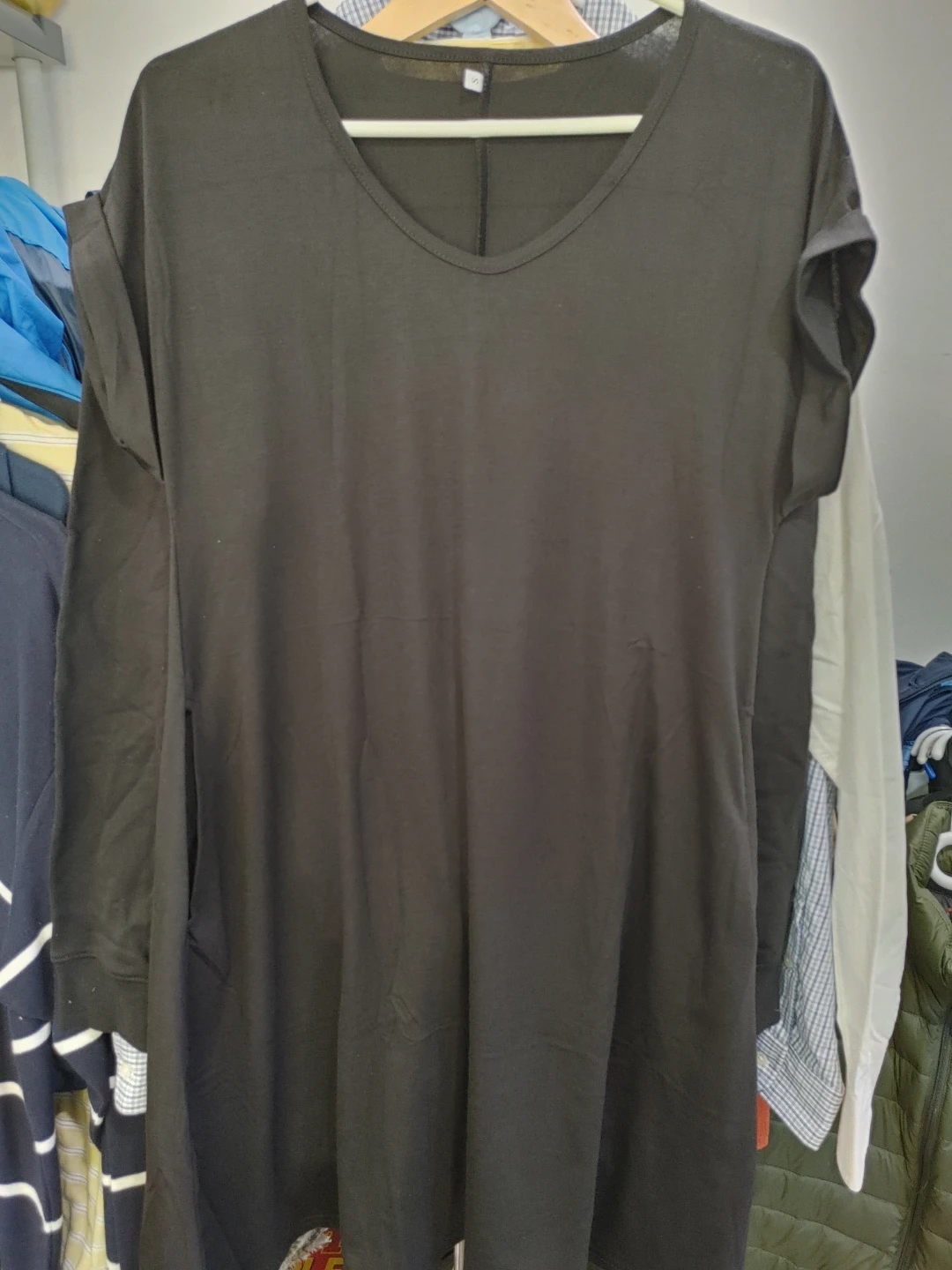 🧡BRAND NEW BLACK SLEEVED SUN SUMMER DRESS SIZE SMALL -MEDIUM