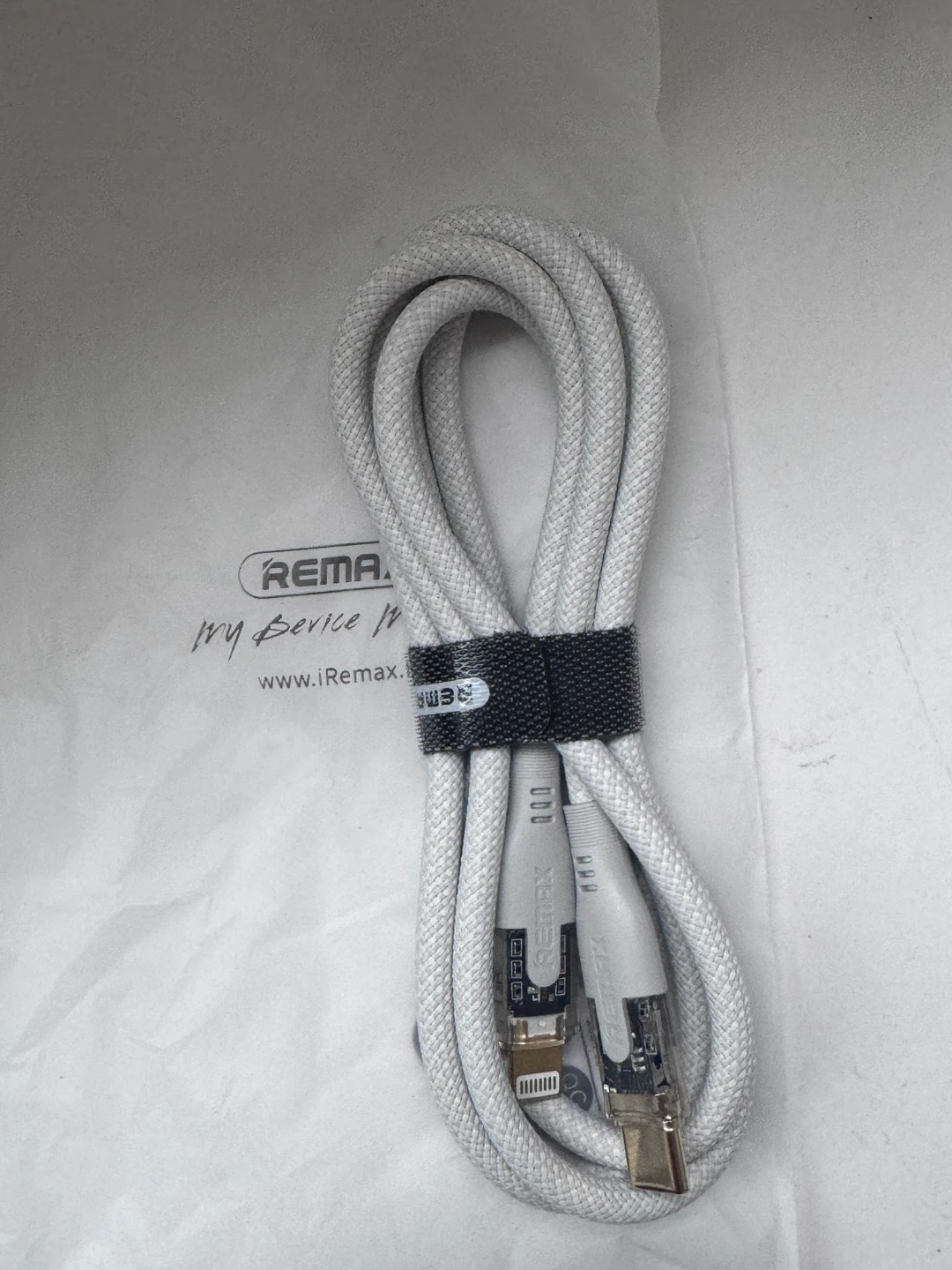 Remax Braided Fast Charging Data Cable Type-C to iPh 1200mm - photo 3