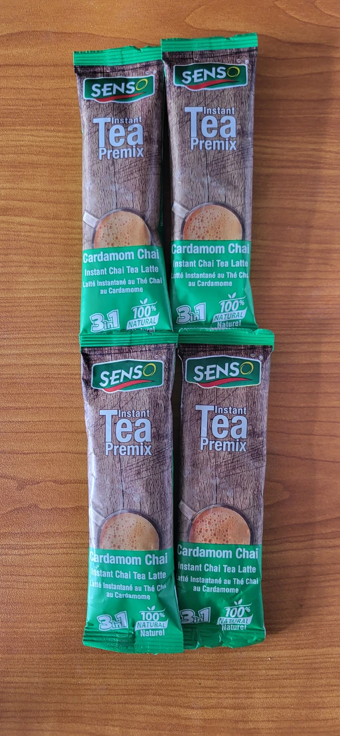 Senso Instant Tea Premix - Cardamom Chai (4 Pack)