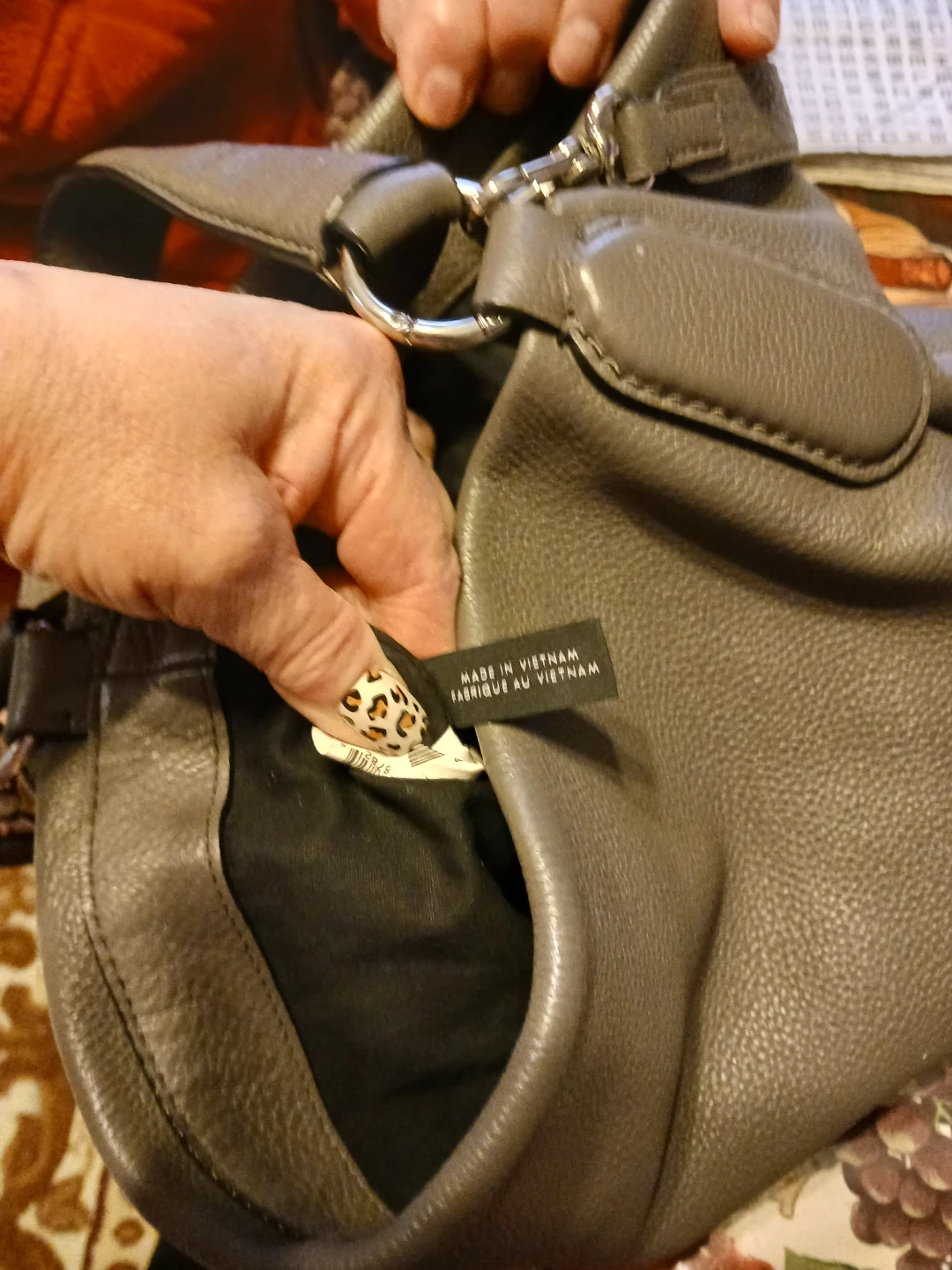 Marc by Marc Jacobs Grey Leather Hobo Bag - photo 3