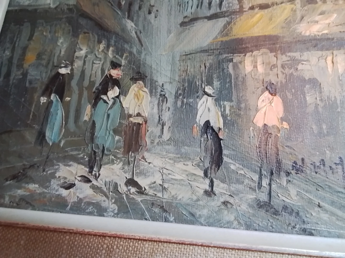 Ed Mathieu Parisian Street Scene Painting - photo 5