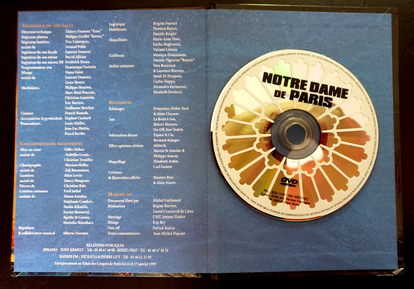 Notre Dame de Paris DVD - photo 3