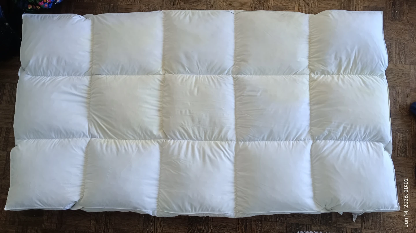 Featherbed mattress topper -- Twin size - photo 2