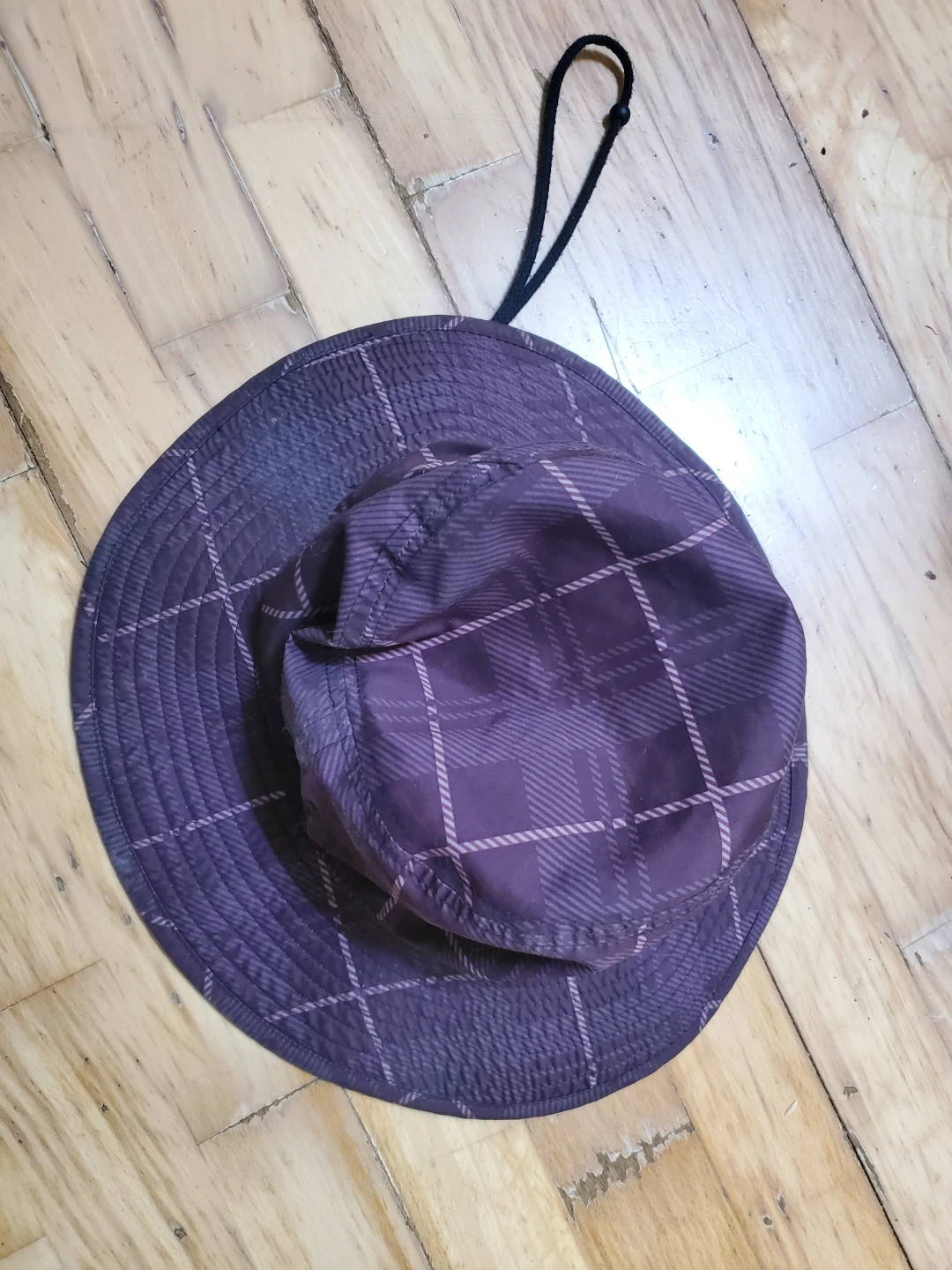 Purple Plaid Bucket Hat