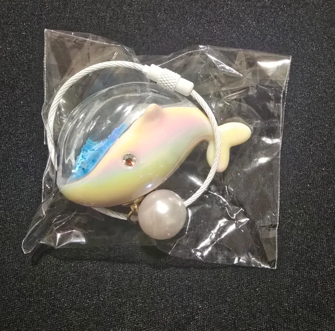 New Whale Keychain with Pearl Accent ⚽ - photo 2