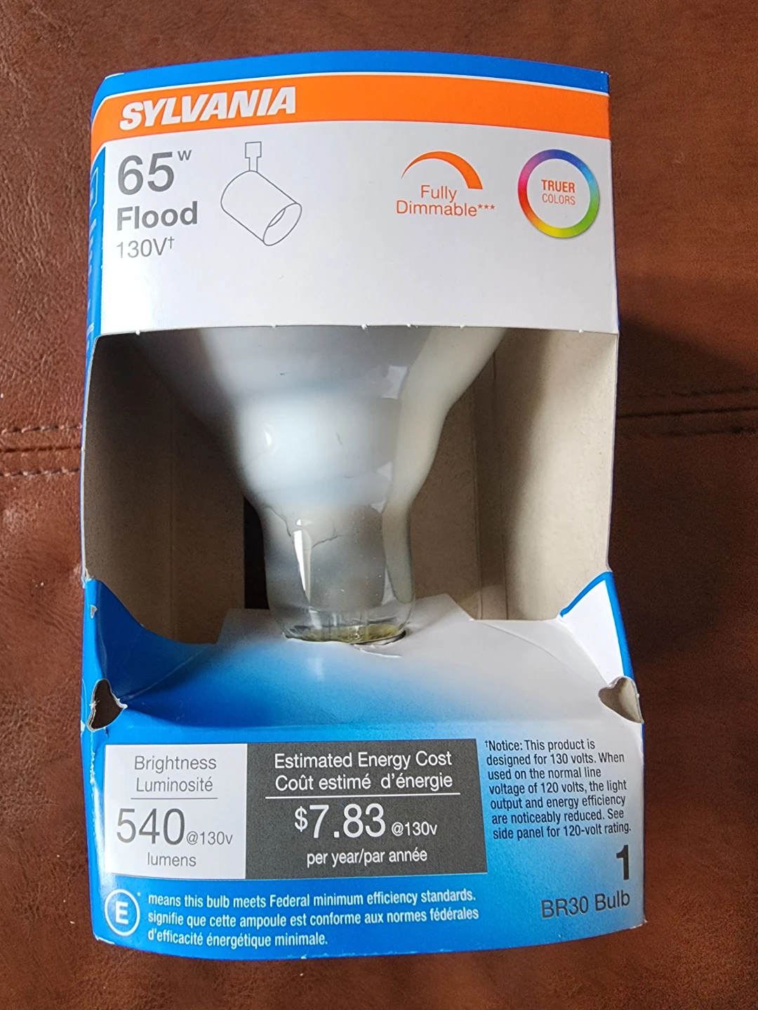 Sylvania 65W Flood 130V BR30 Light Bulb