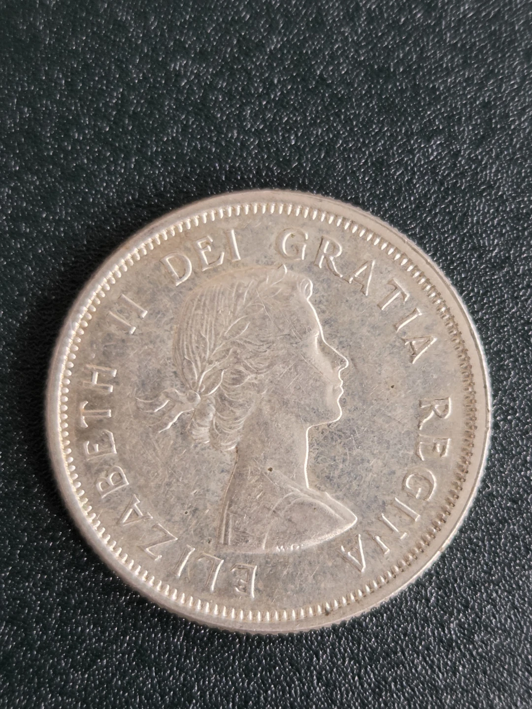 1964 Canada 25 Cents Coin Silver