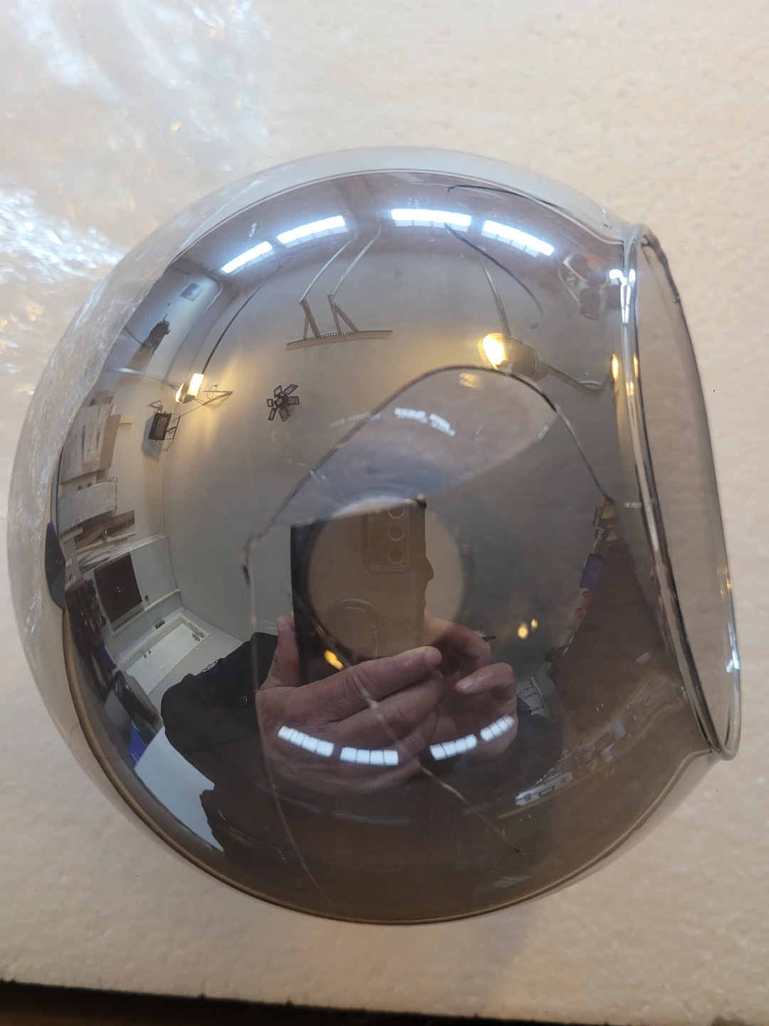Modern Smoke Glass Globe Chandelier - photo 4