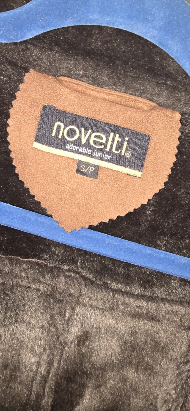 Novelti Brown Suede Toggle Coat - Size S/P - photo 2