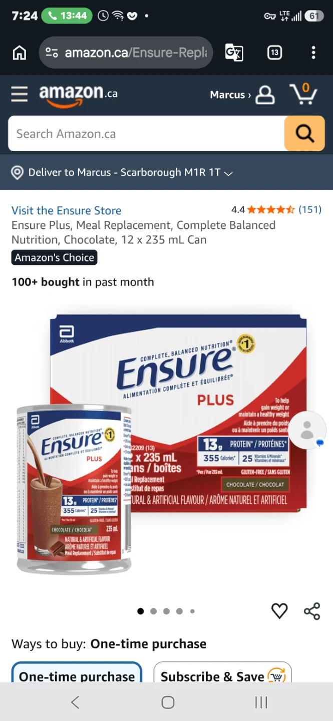 10 Cases ENSURE COMPLETE Meal Replacement Drink