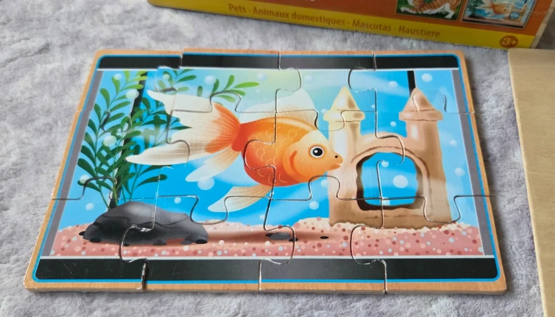Wooden Puzzle Set 🐦⚽️ - photo 3
