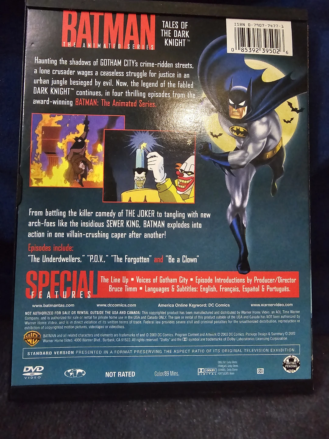 Batman: The Animated Series - Tales of the Dark Knight DVD - photo 3